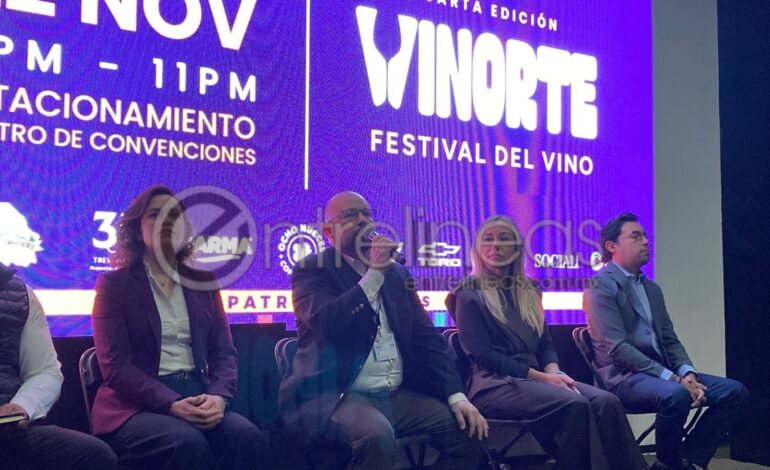  Llega “Vinorte” el festival del vino este 22 de noviembre en Expo Chihuahua