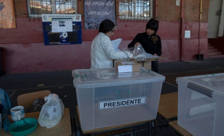 Chile celebra elecciones presidenciales con ocho candidatos