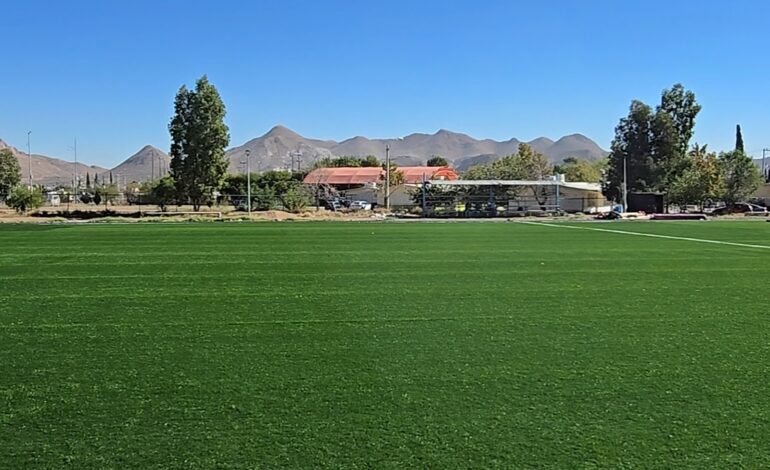  Logran vecinos de la colonia Revolución mejorar campo de fútbol con el Presupuesto Participativo