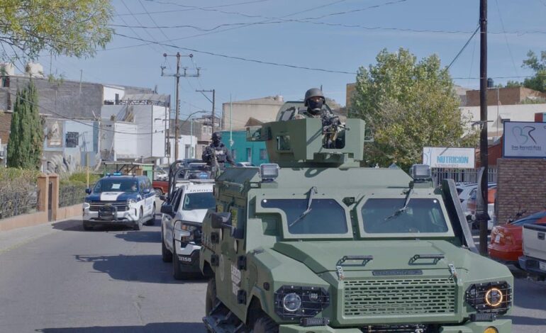  Supervisa Secretario Gilberto Loya operativo de seguridad en Parral