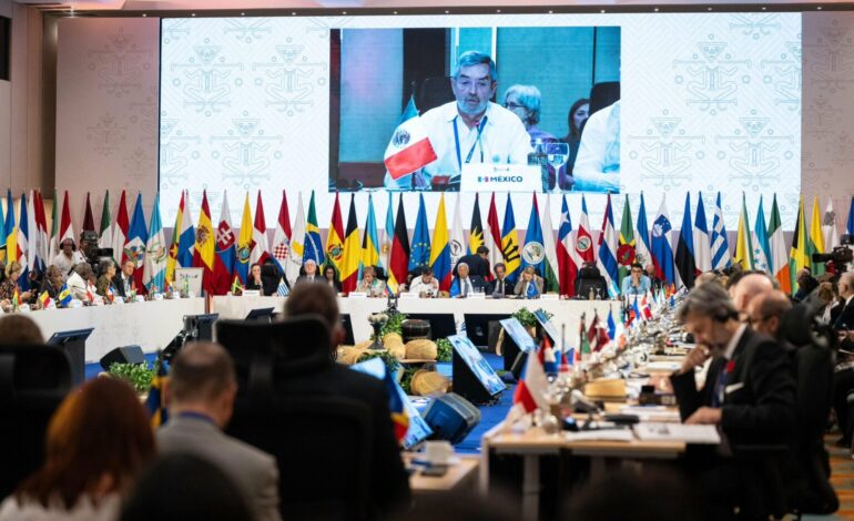  “Una alianza impuesta no es una alianza”, asegura el canciller De la Fuente en la IV Cumbre CELAC–Unión Europea