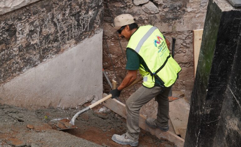  Avanza Gobierno Municipal al 55% restauración de la Quinta Touché