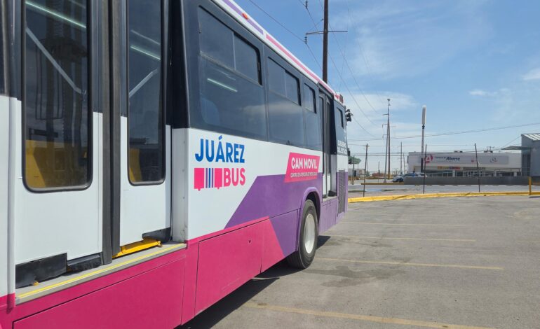  Ha beneficiado JuárezBus a más de 10 mil usuarios de grupos vulnerables a través de los CAM Móviles