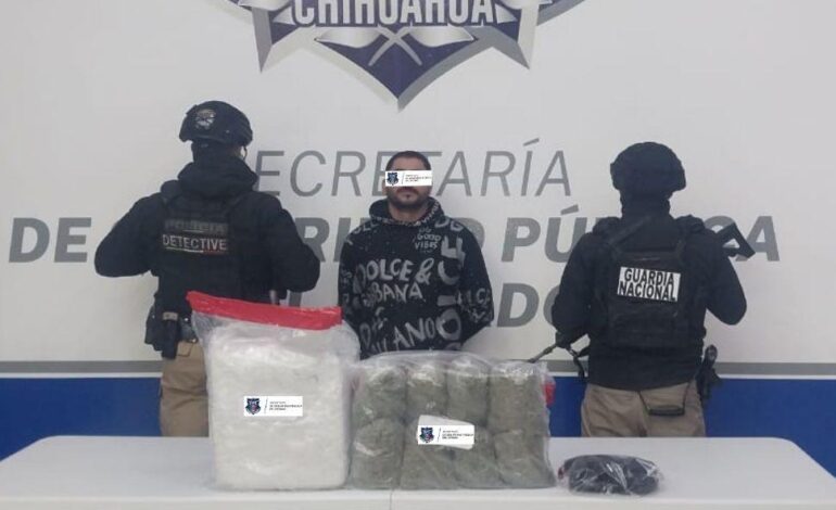  Aseguran 8 kg de marihuana en Ciudad Juárez