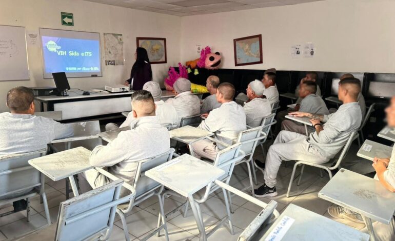  Refuerza SSPE la salud y prevención del VIH en PPL del CERESO No. 7