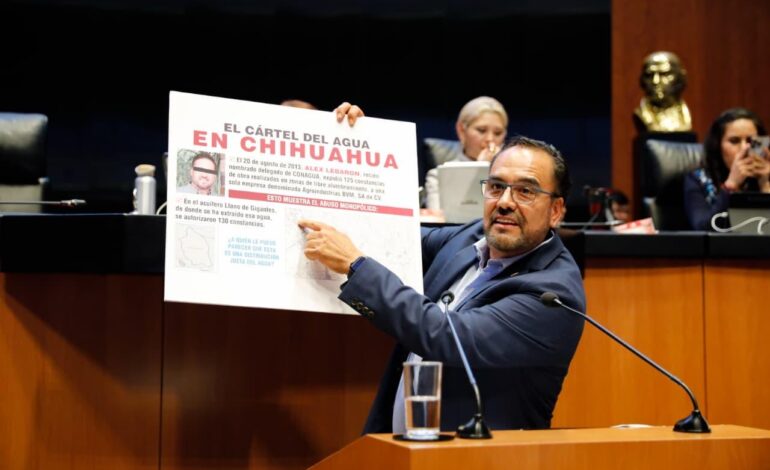  Loera dice que el tiempo le dio la razón respecto al agua; denuncia red de corrupción encabezada por Alex LeBarón