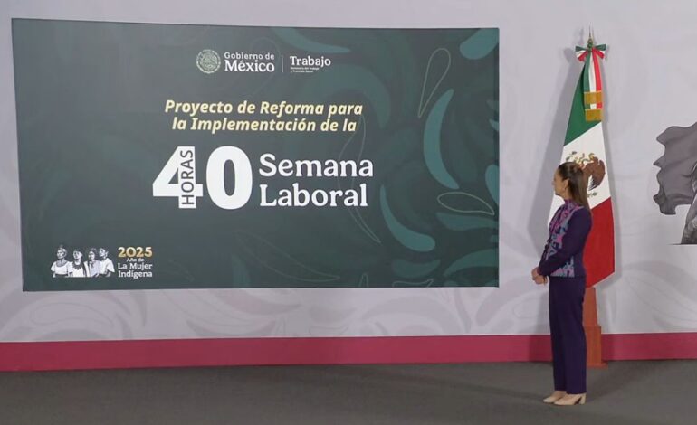  Sheinbaum presenta reforma para reducir la jornada laboral a 40 horas gradualmente: así disminuirá por año