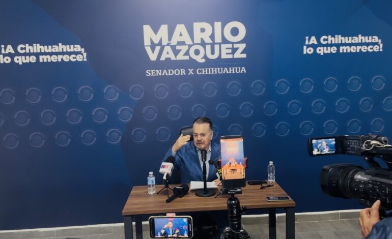  Con Ley de Aguas se vio quién tiene los cojones para defender a Chihuahua y quién obedece órdenes de la 4T: Mario Vázquez