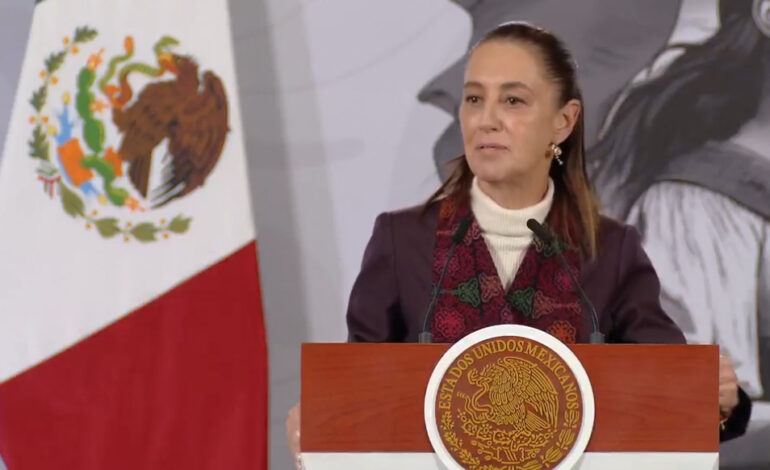  Sheinbaum justifica cambio en investigación de explosión en Michoacán de terrorismo a delincuencia organizada