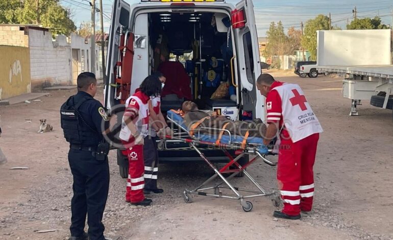  Hombre resulta lesionado tras explosión de suspensión de tráiler en Villa Juárez