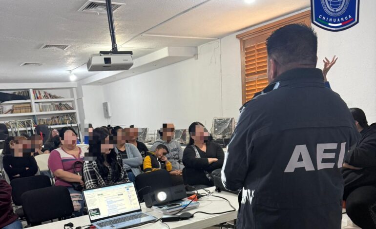  Instruye GOECHI en violencia digital, menores en conflicto con la ley y omisión de cuidados a la comunidad escolar de la primaria Ford