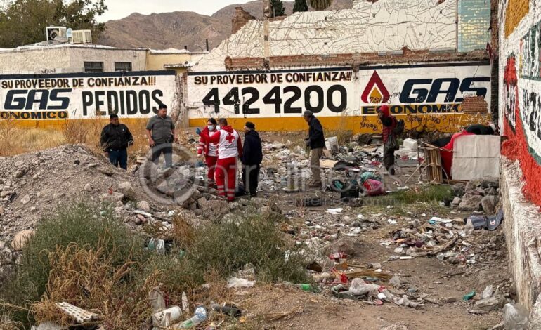  Hombre sufre sobredosis en terreno baldío