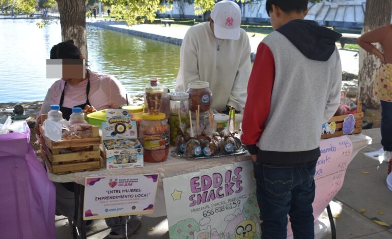  Organiza CEJUM emprendimiento local «Entre Mujeres» en el Parque Central de Ciudad Juárez