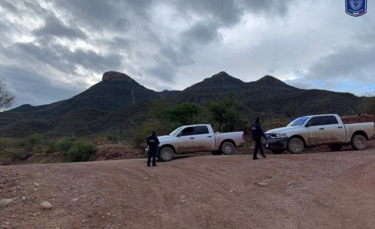  Con uso de tecnologías sigue rastreo de tres hombres en Moris