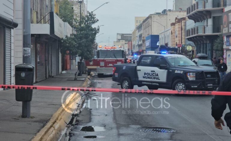  Incendio en departamento de la zona Centro deja dos lesionados