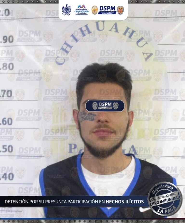 Municipales detienen a hombre por supuesta amenaza en la Alfredo Chávez