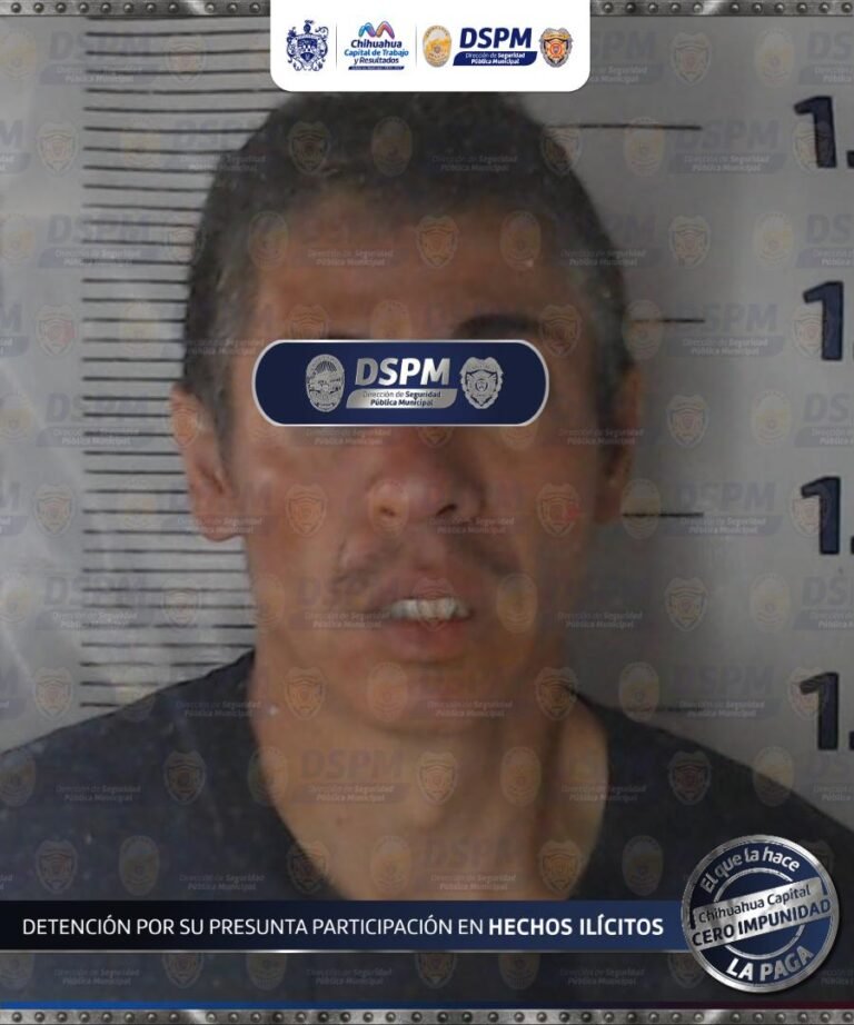 Detiene Policía Municipal a sujeto acusado de robo