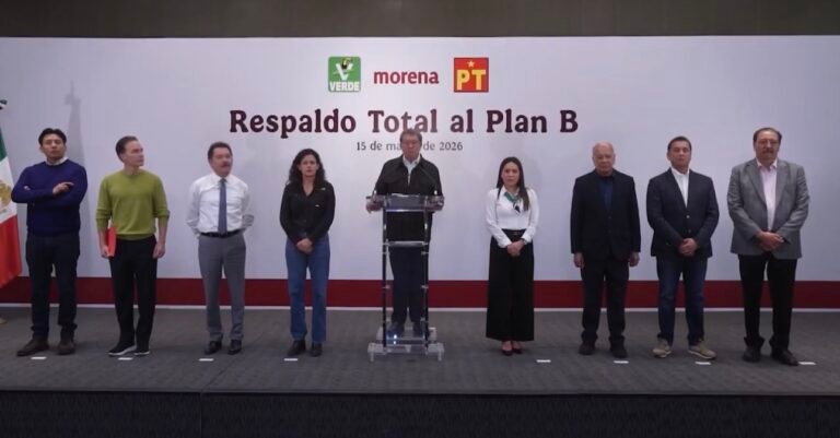 Monreal confirma acuerdo de Morena, PVEM y PT para apoyar el Plan B de la reforma electoral