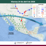 Prevén viernes soleado y con vientos ligeros; frente frío 46 se disipará al finalizar el día
