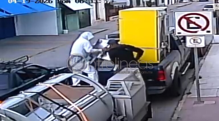 Sujetos roban máquina de raspados  en pleno centro de la ciudad