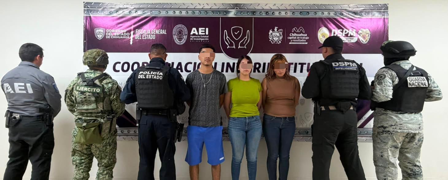 En operativo conjunto, aseguran en la Campesina a tres con 26 bolsas de aparente cocaína