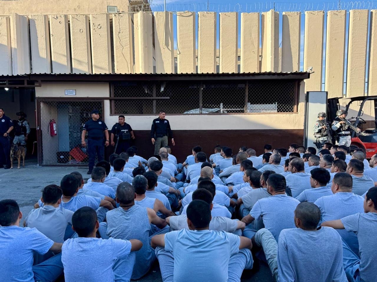 Refuerzan seguridad penitenciaria con revisión extraordinaria en CERESO No. 3 de Ciudad Juárez