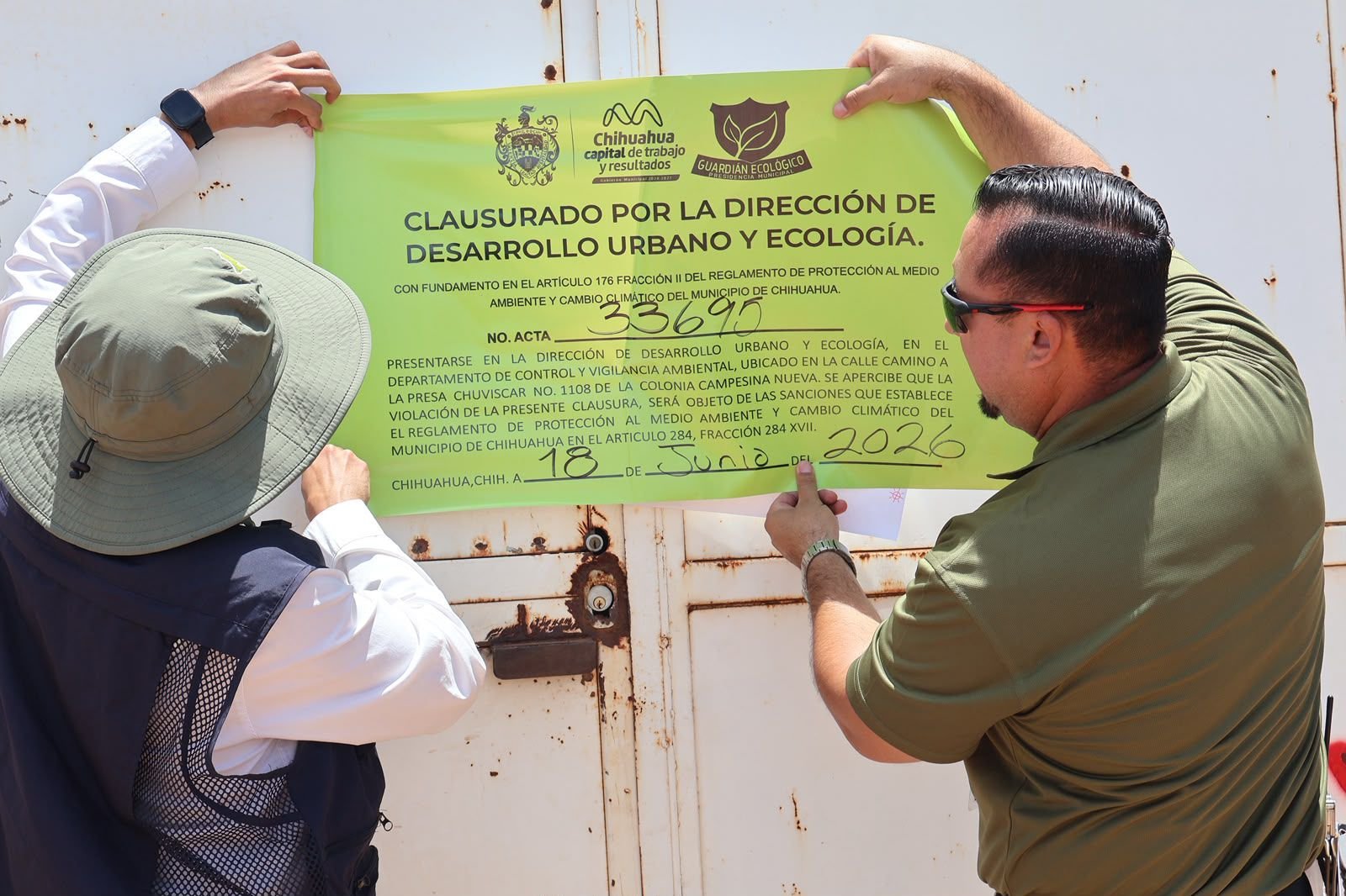 Realiza Municipio operativo de inspección en recicladoras de la ciudad; clausuran 11 establecimientos