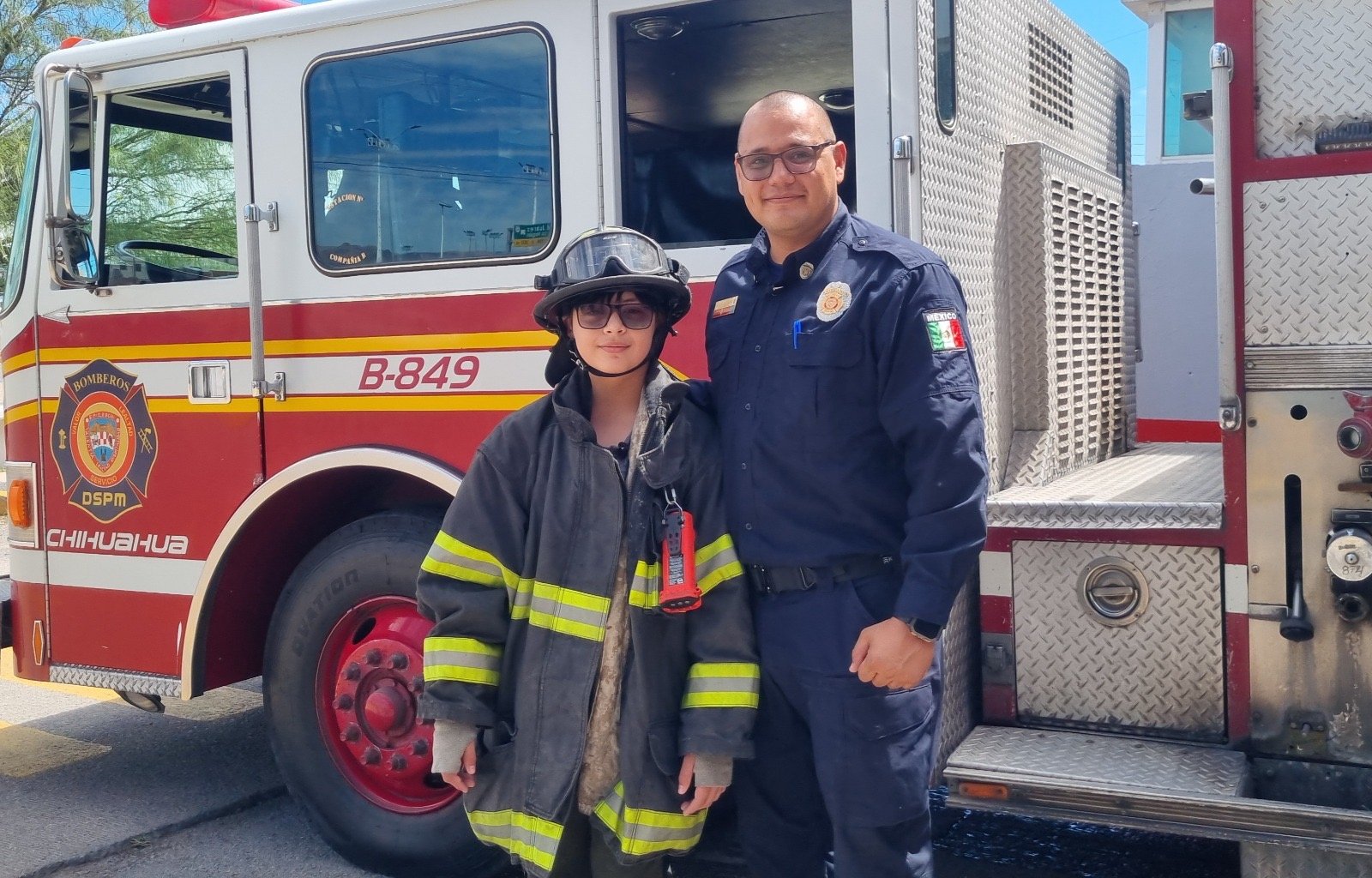 Mi papá es mi héroe: Morgan sueña con ser bombero como Oscar Salazar