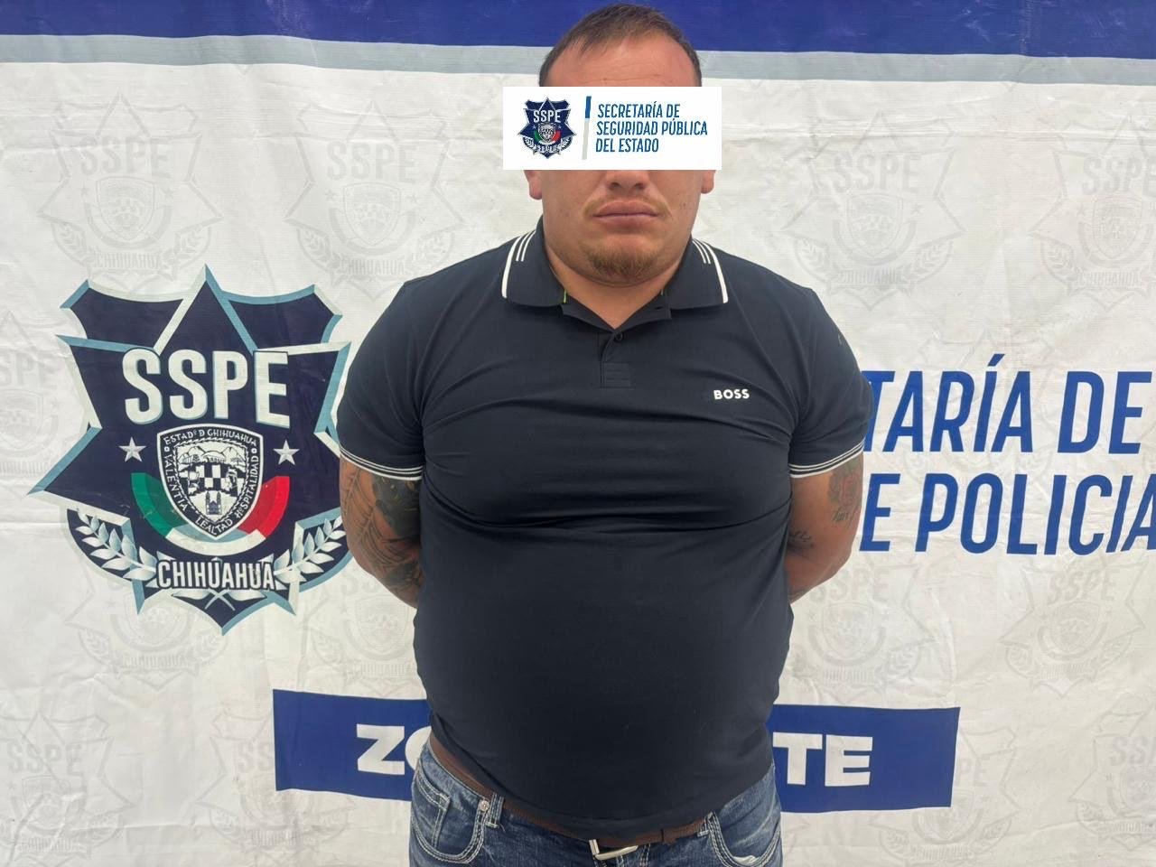 Captura SSPE a presunto líder criminal de El Valle de Juárez
