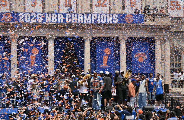 Nueva York celebra a los Knicks, sus héroes campeones de la NBA