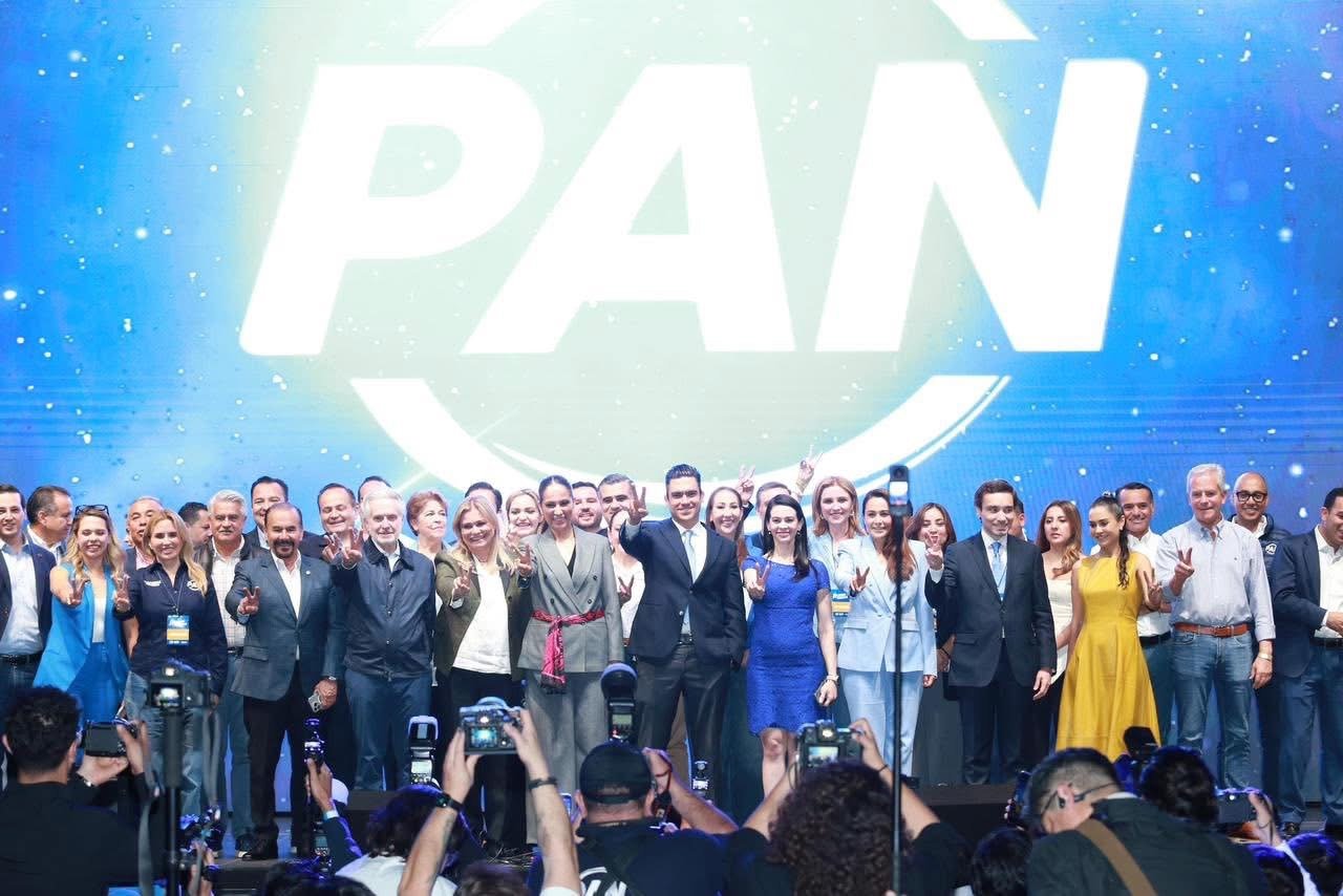 Maru y la plana mayor del PAN-Bonilla y Daniela, presentes-El mensaje de Olson-Organización tricolor