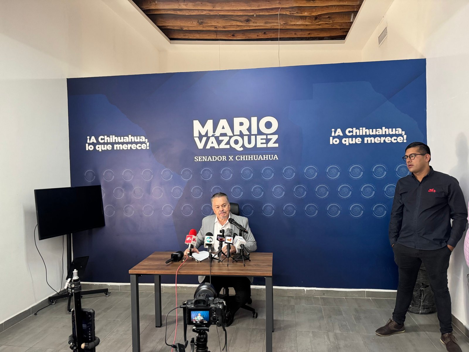 Dice Mario Vázquez que el PAN no se ha quedado atrás en el proceso electoral, es Morena el que ha hecho campaña anticipada