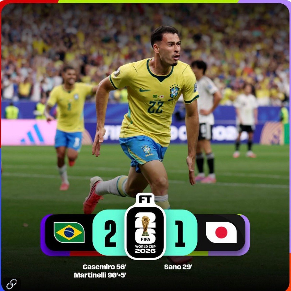 Brasil sufre, remonta sobre la hora y elimina a Japón del Mundial 2026