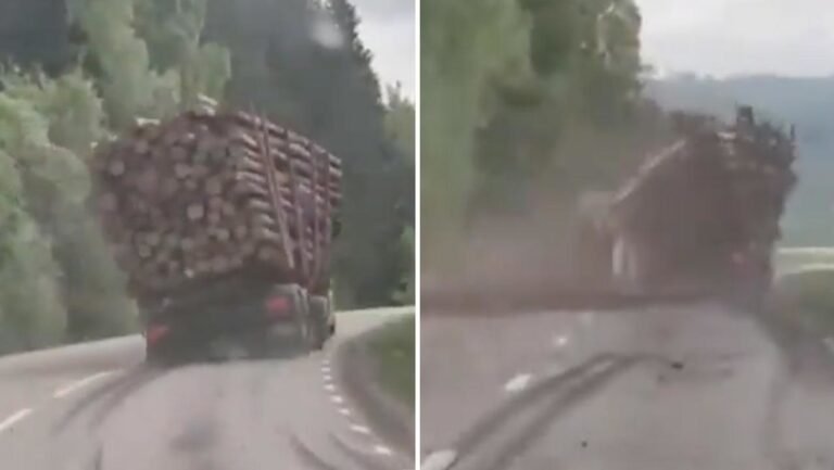 Icónica escena de “Destino Final” casi se hace real en una carretera de Suecia