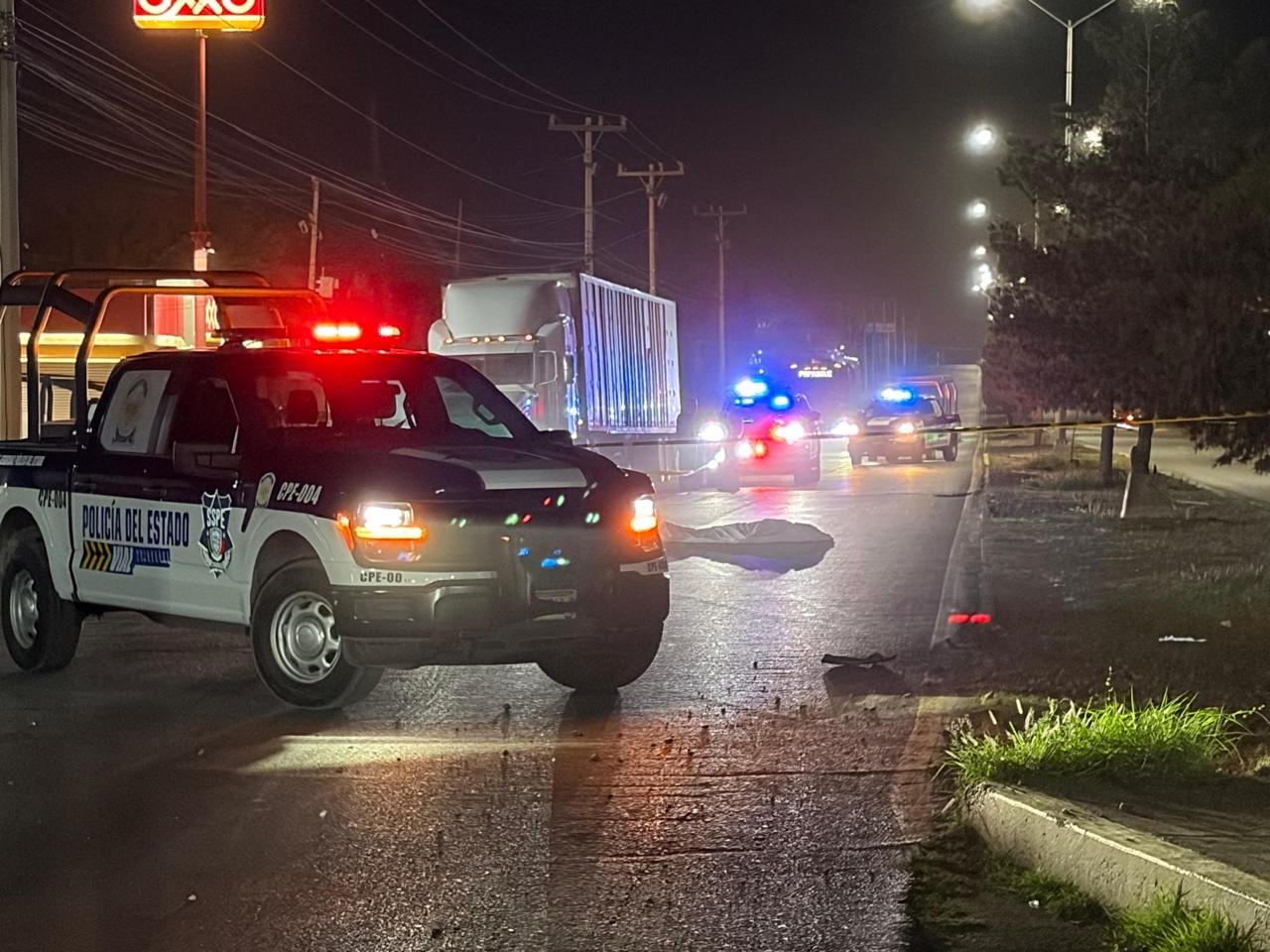 Muere un hombre al ser atropellado en la salida a Cuauhtémoc