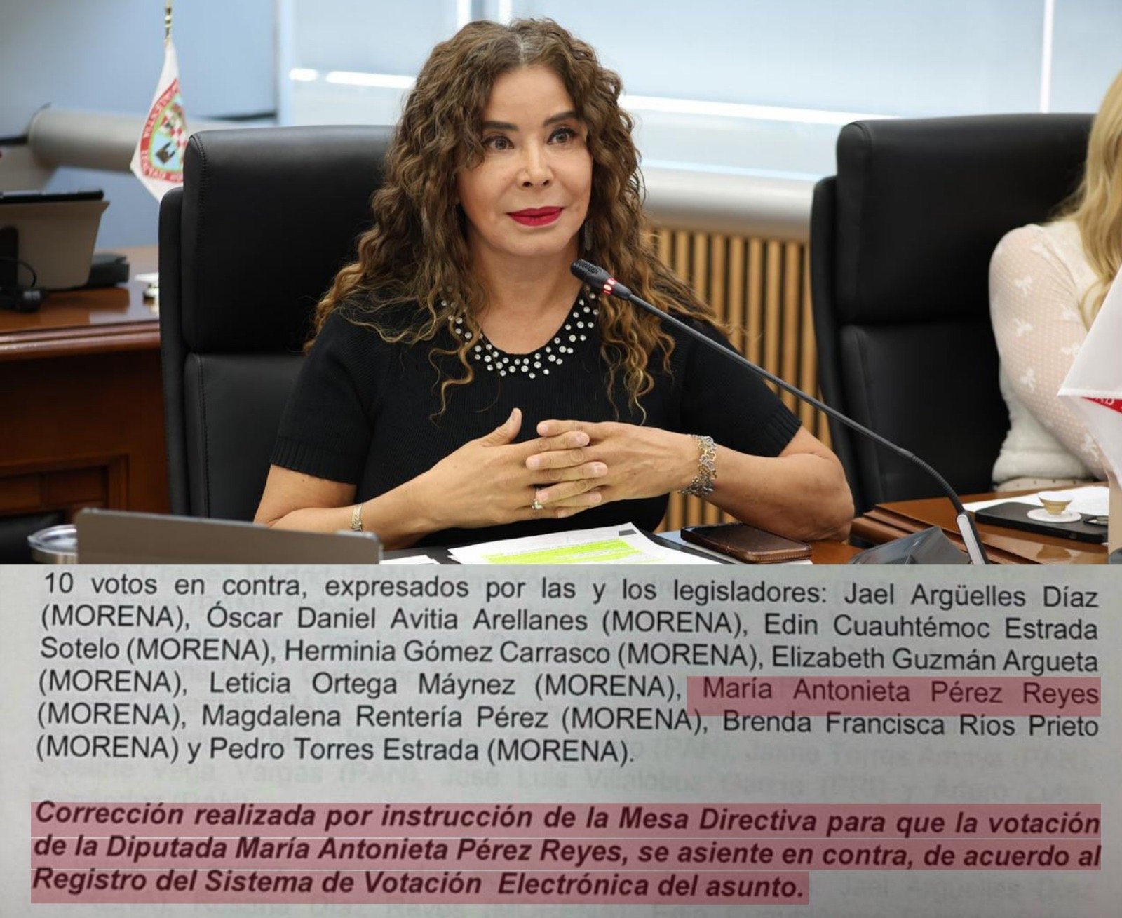 “Congreso desenmascara la mentira de la diputada Rosana Díaz”: María Antonieta Pérez
