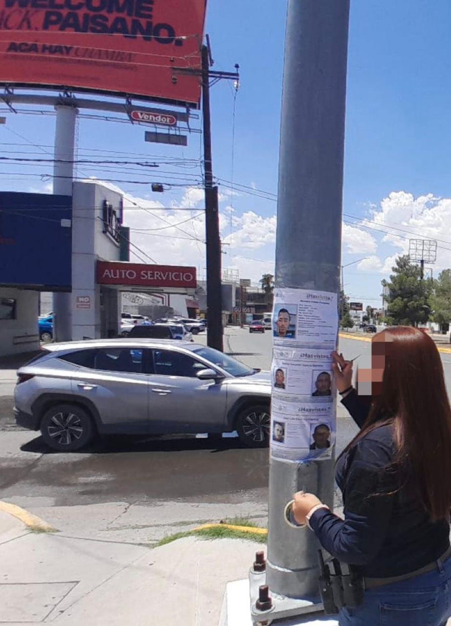 Realizan en Ciudad Juárez búsqueda en vida y difusión de pesquisas de personas ausentes reportadas en Tamaulipas