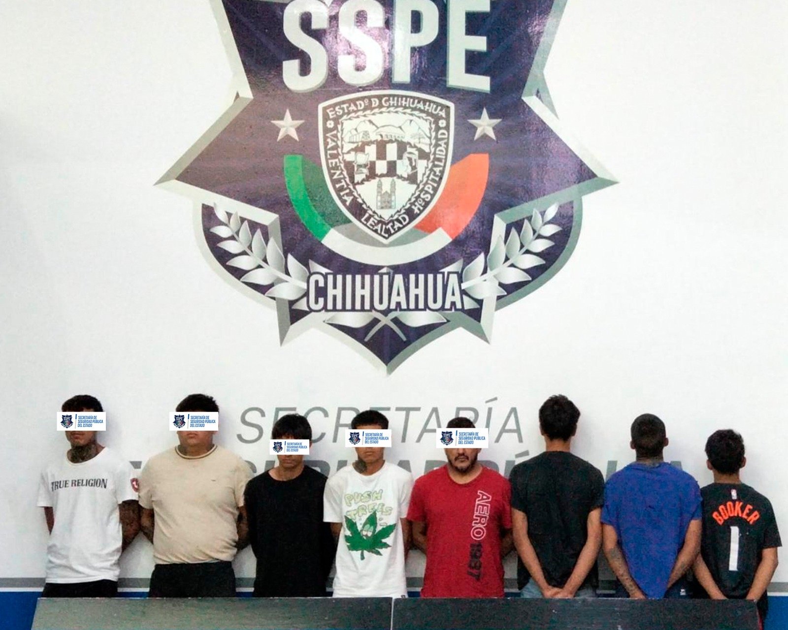 SSPE rescata a  14 personas y detiene a ocho presuntos responsables en Ciudad Juárez
