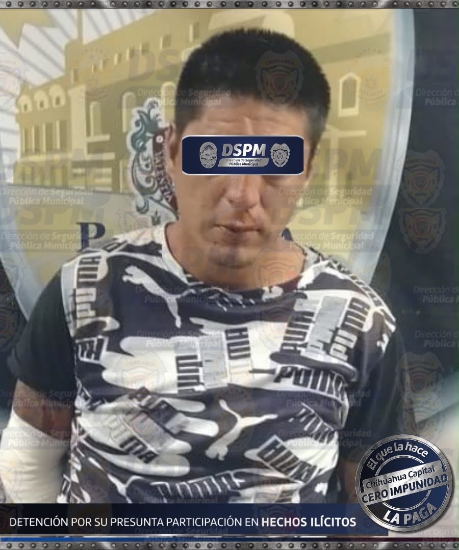 Detuvo Policía Municipal a presunto responsable de feminicidio en zona oriente