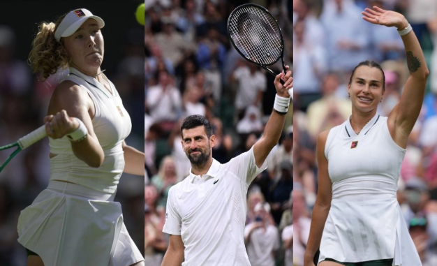 Sinner y Djokovic avanzan en Wimbledon; Andreeva se despide en la gran sorpresa del torneo