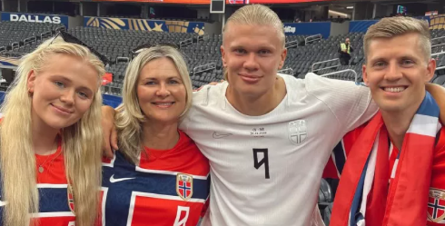 ¿Quién es la hermana de Erling Haaland, el goleador noruego, que sorprende por su increíble parecido?