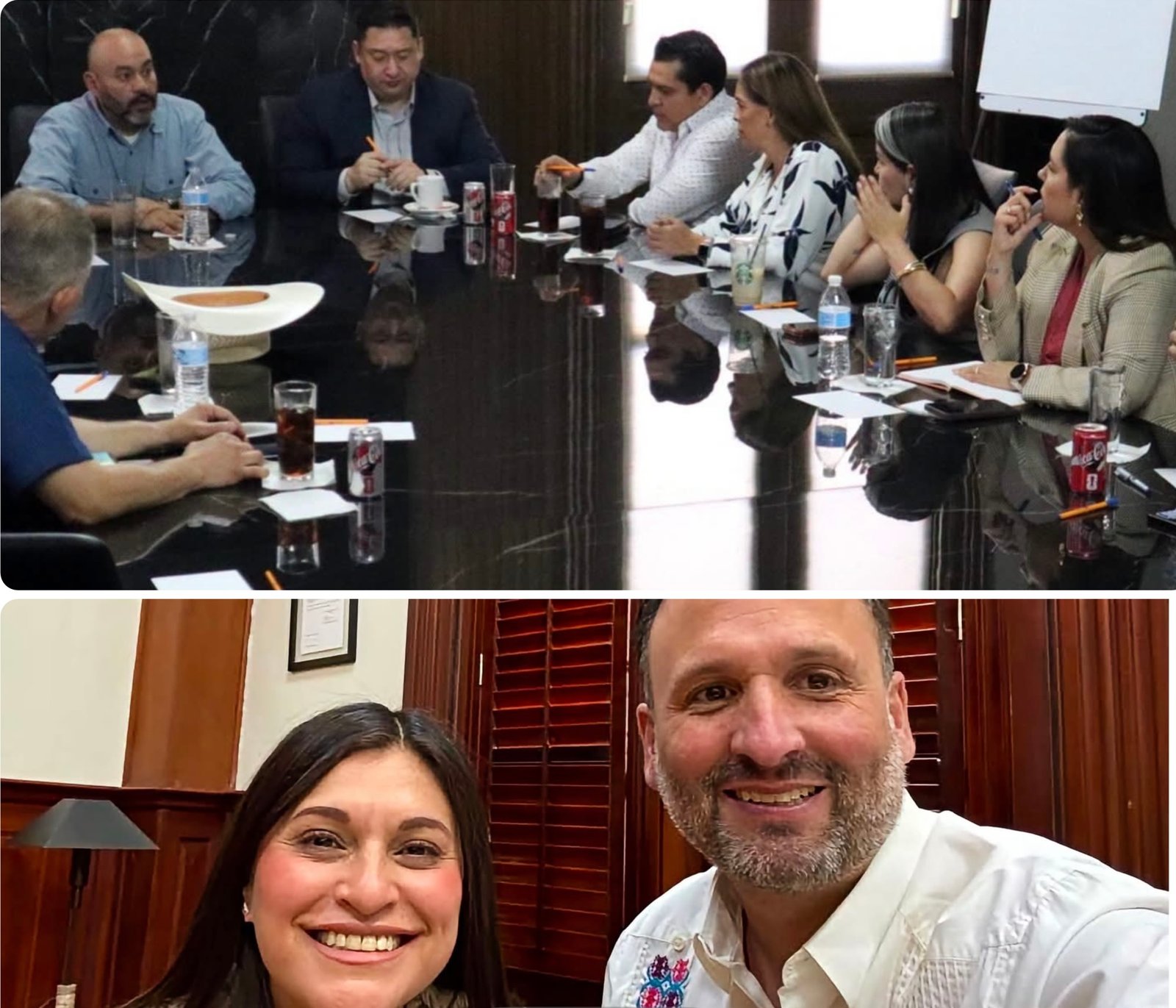 Visitas legislativas en Palacio-GPPAN y Bien Común-La barda, Jáuregui y Brenda Ríos-PRI vs los espectaculares