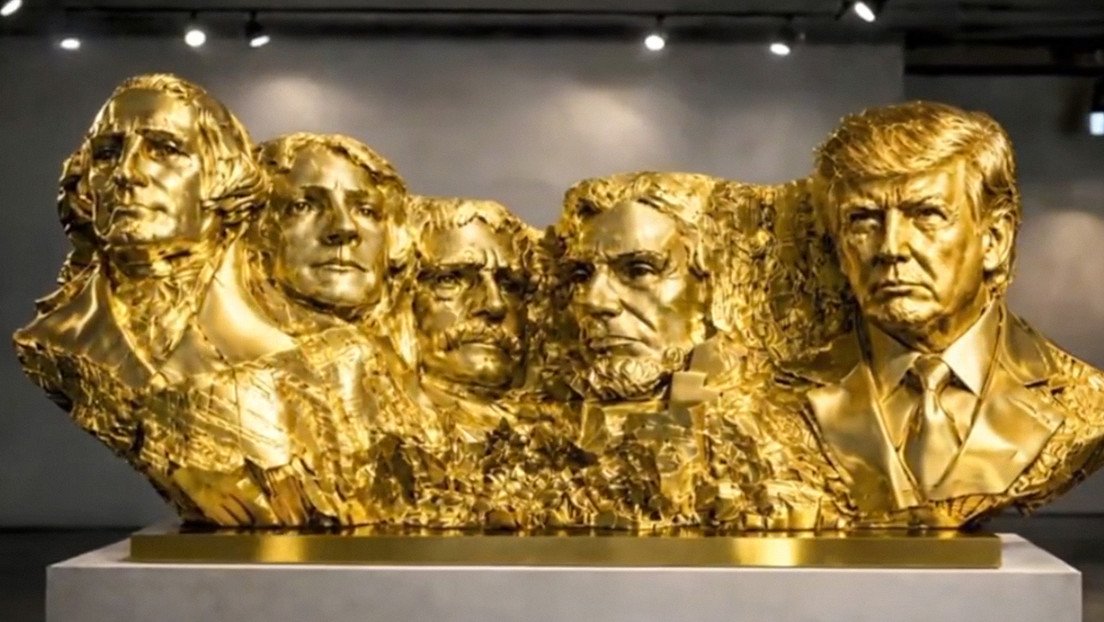 Con IA, Trump ‘se talla’ en el Monte Rushmore