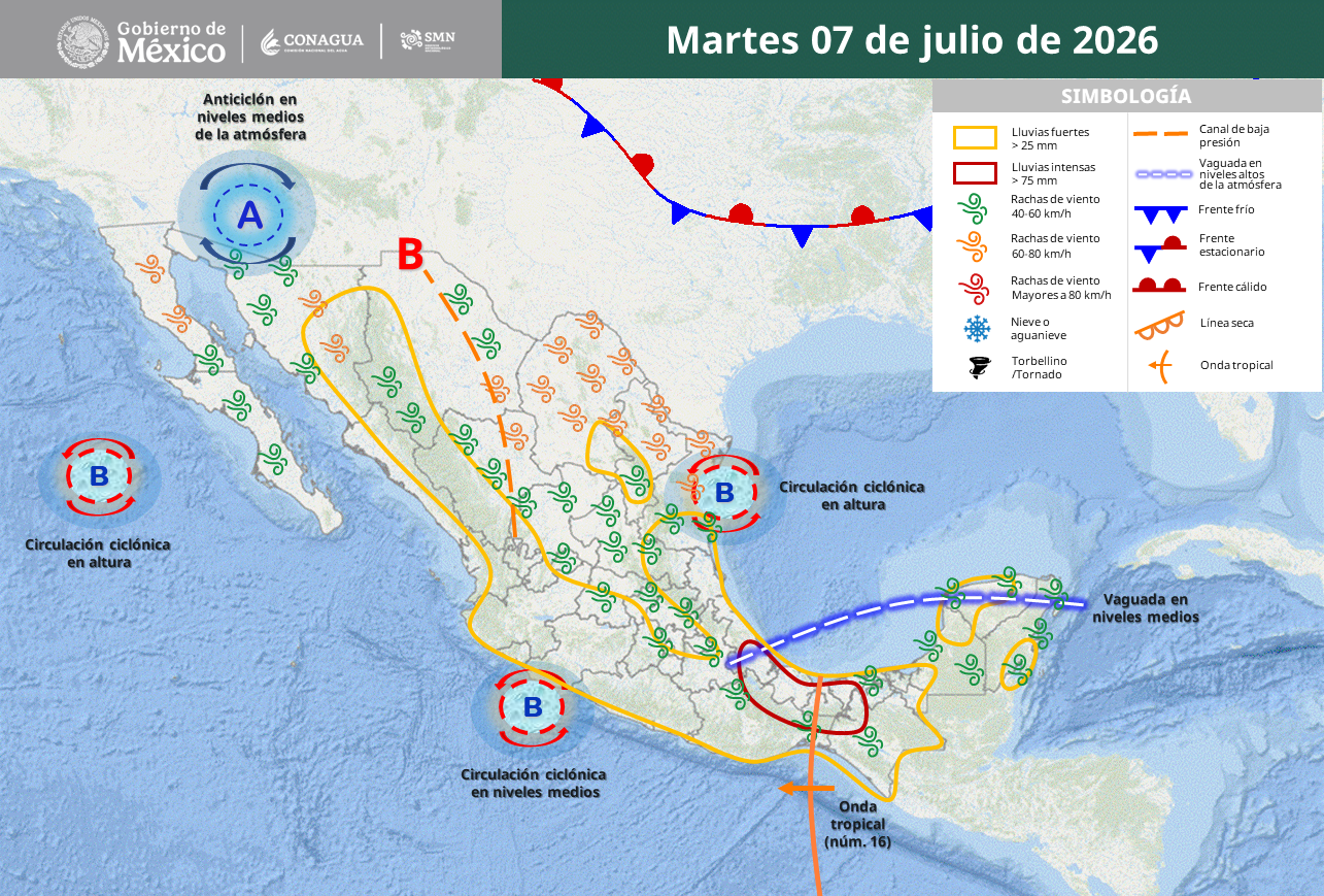 Prevén martes soleado en Chihuahua capital y máxima de 33°C; lluvias se mantendrán en el sur de la región serrana