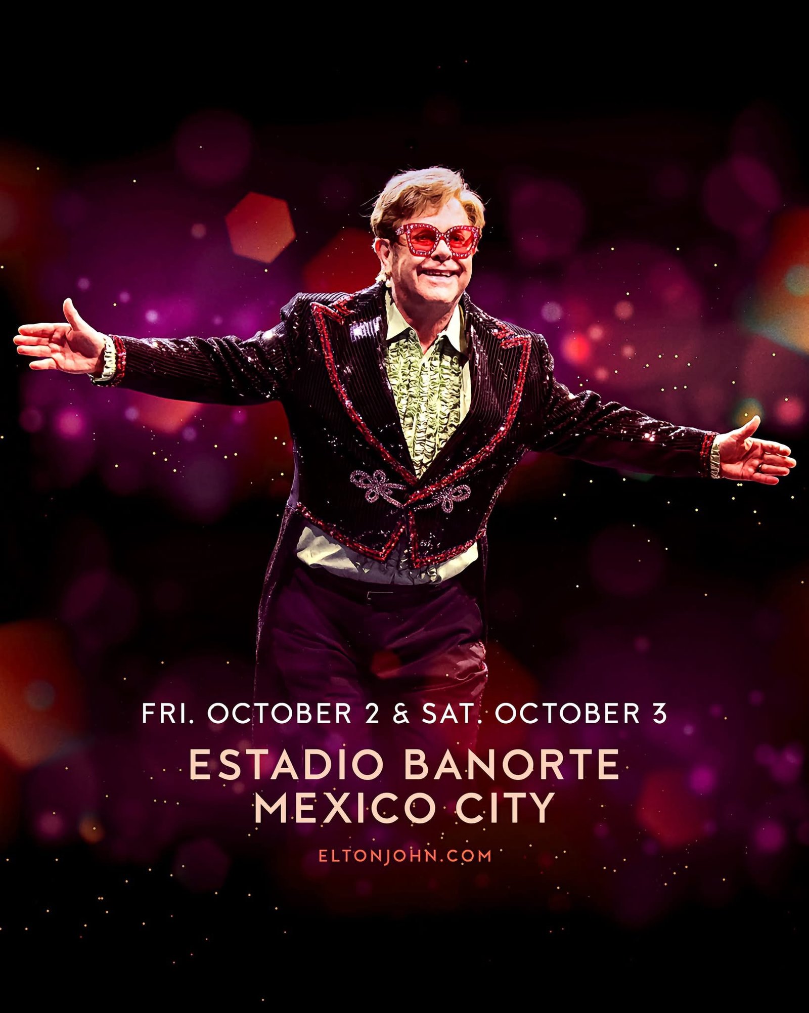 Elton John anuncia dos conciertos en México por su despedida de los escenarios