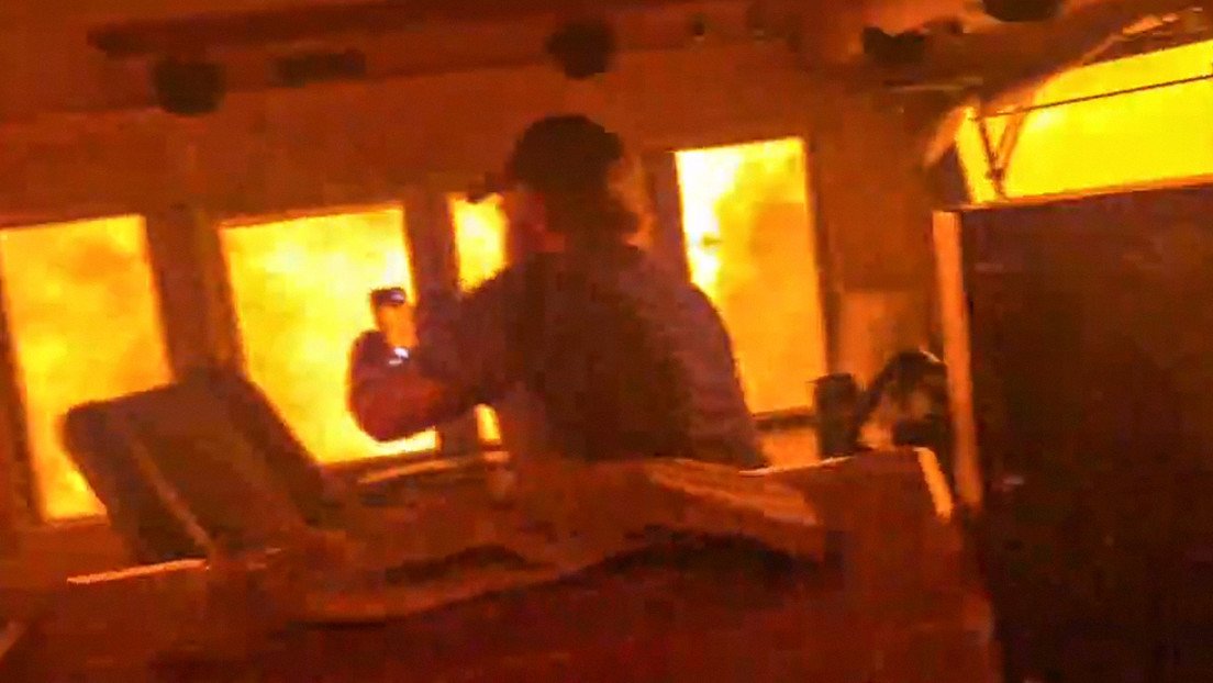 Captan en video el impactante ‘paseo por el infierno’ de un tren