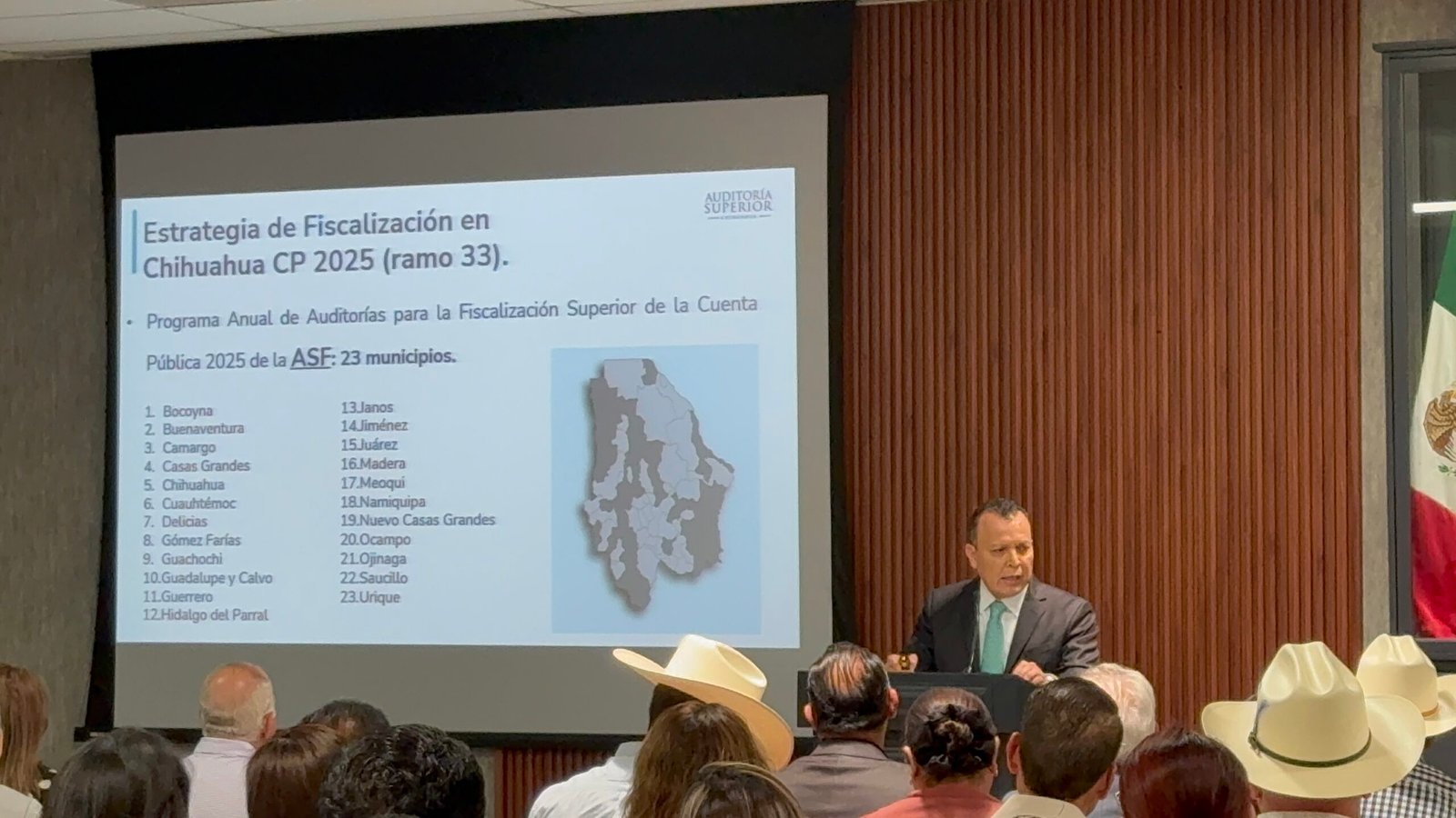 Federación auditará a 23 municipios en Ramo 33 de aportaciones, ayudará Estado con el resto
