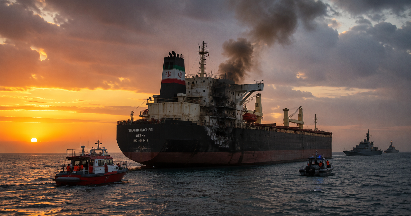Irán advierte sobre el riesgo de una guerra mundial tras el ataque ucraniano a su barco