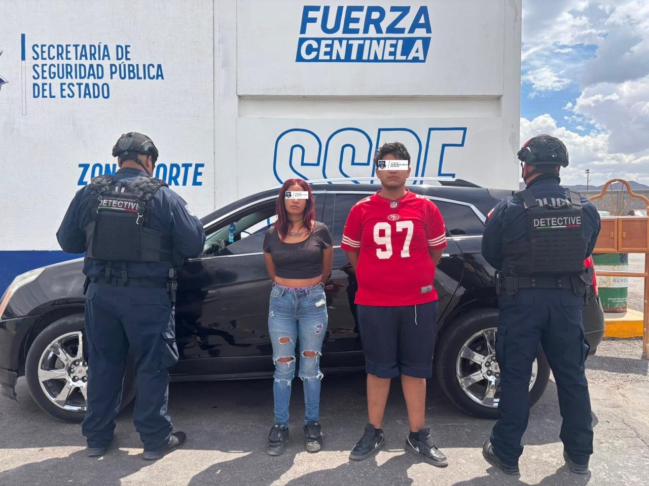 Detiene SSPE a pareja con presunta droga en Ciudad Juárez