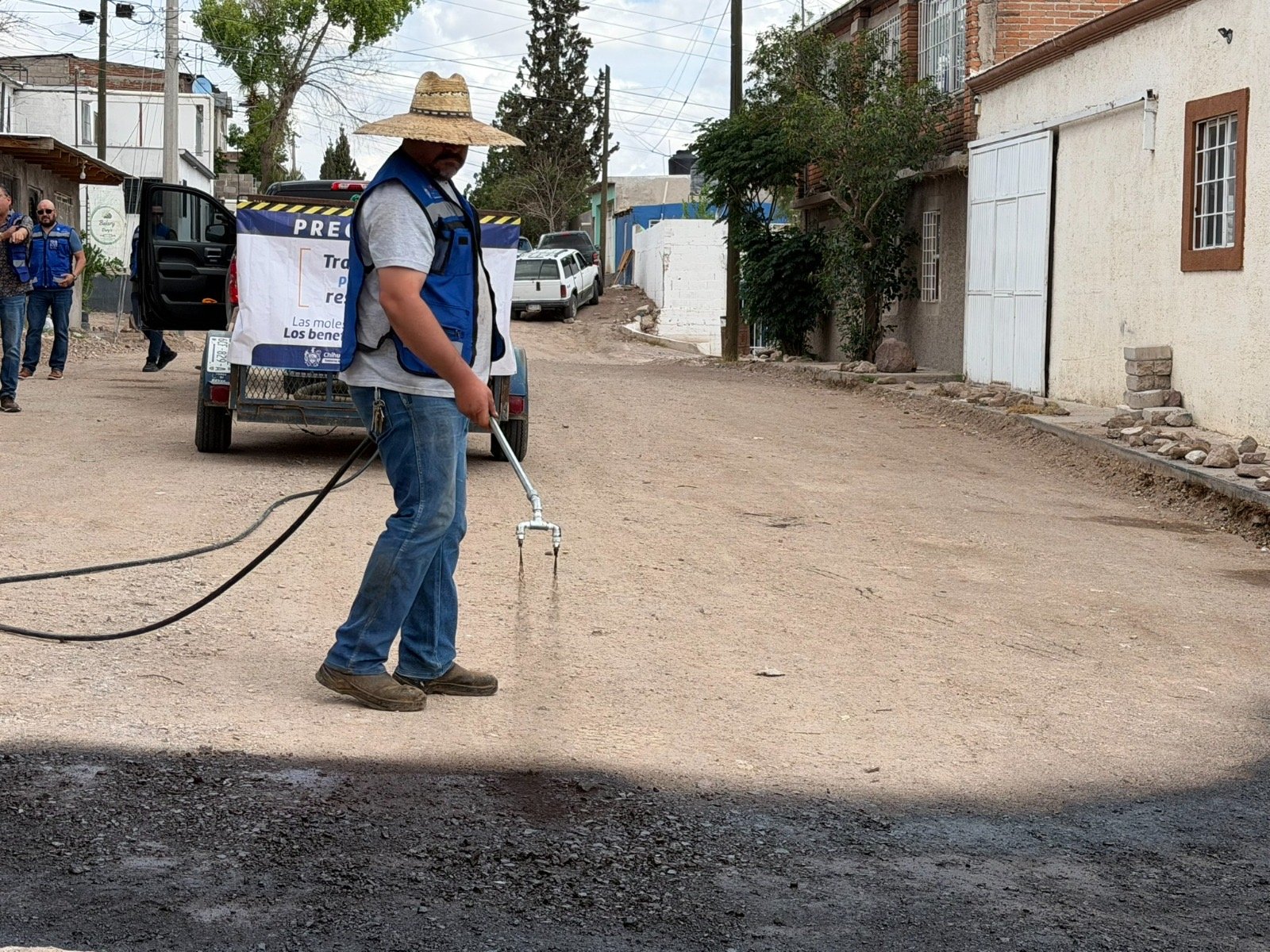 Avanza Gobierno Municipal con cinco obras de pavimentación del Presupuesto Participativo